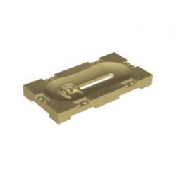 Sports Field Section 8 x 16 with Horizontal Slot and Same Color Sliding Holder, Assembly: {тухлено жълт}