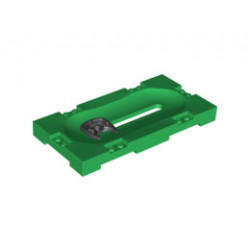 Sports Field Section 8 x 16 with Horizontal Slot and Black Sliding Holder, Assembly: {тъмно зелен}
