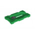 Sports Field Section 8 x 16 with Horizontal Slot and Black Sliding Holder, Assembly: {тъмно зелен}