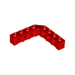 Ъглова тухличка 5X5, Ø4,85: {ярко червен}