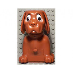 Dog, Belville, Sitting with Drawer: {ръждив}
