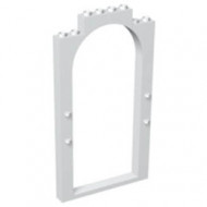 Belville Wall, Door Frame Arched 1 x 8 x 12: {бял}