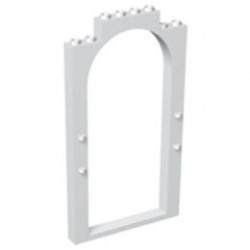 Belville Wall, Door Frame Arched 1 x 8 x 12: {бял}