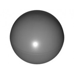 Ball, Hard Plastic 52mm D. (Duplo Ball for Ball Tube): {тъмно каменно сив}