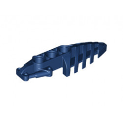 Bionicle Foot Visorak with 3 Pin Holes: {земно син}