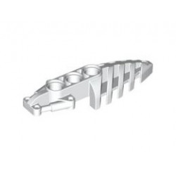 Bionicle Foot Visorak with 3 Pin Holes: {бял}