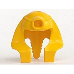 Minifigure, Headgear Headdress Mummy : {ярко жълт}