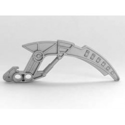 Bionicle Visorak Fang with 2 Pin Holes (Boggarak): {сребърно метален}