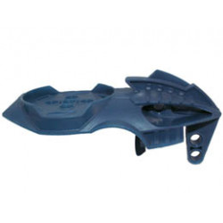 Bionicle Visorak Head with 7 Pin Holes and Axle Hole (Boggarak): {земно син}