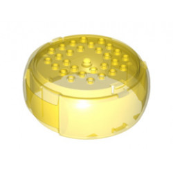 Container, X-Pod Barrel Section 10 x 10 x 3 1/3: {прозрачно жълт}