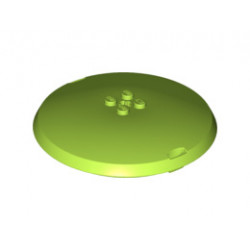 Container, X-Pod Top Cap 9 x 9 x 1 1/3: {ярко жълто-зелен}