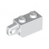 Hinge Brick 1 x 2 Locking with 1 Finger Vertical End: {бял}