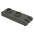 Hinge Plate 1 x 2 with 3 Fingers - Hollow Studs : {тъмно сив}