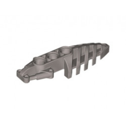 Bionicle Foot Visorak with 3 Pin Holes: {сребрист}