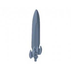Large Figure Sword, Santis / King Mathias - Series 2: {метално пясъчно-син}