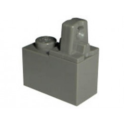 Hinge Brick 1 x 2 Locking with 1 Finger Top: {тъмно каменно сив}