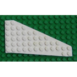 Wedge, Plate 7 x 12 Wing Right : {бял}