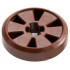 Wheel Hockey Puck, Small: {червеникаво-кафяв}
