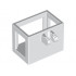Crane / Bucket Lift Basket 2 x 3 x 2 with Locking Hinge Fingers: {бял}