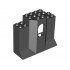 Стенен елемент 3X8X7 с прозорец: {черен}