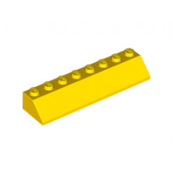 Покривна плочка 2X8/45° : {ярко жълт}