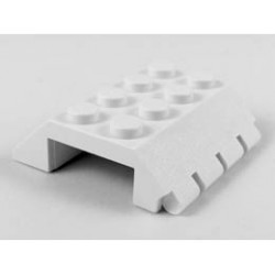 Slope 45 4 x 4 Double with Hinge : {бял}