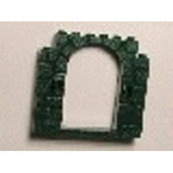 Door Frame 1 x 8 x 6 with Stone Pattern and Clips: {земно зелен}