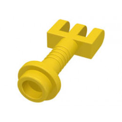 Hinge Bar with 3 Fingers and End Stud (Control Lever) : {ярко жълт}