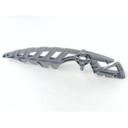 Bionicle Weapon Fire Greatsword / Shield Half (Toa Lhikan) : {сребрист}