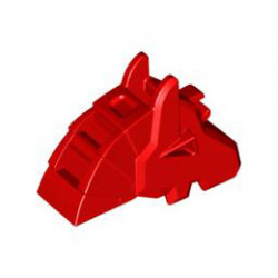 Horse Battle Helmet, Angular : {ярко червен}