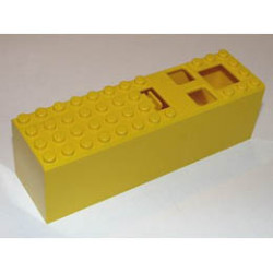 Electric 9V Battery Box 4 x 14 x 4 Cover: {ярко жълт}