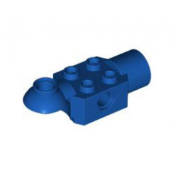 Technic, Brick Modified 2 x 2 with Pin Hole, Rotation Joint Ball Half (Horizontal Top), Rotation Joint Socket: {кралско синьо}