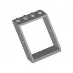 Window 4 x 4 x 3 Roof: {умерено каменно сив}