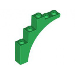 Тухличка с дъга 1X5X4: {тъмно зелен}