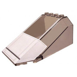 Windscreen 8 x 6 x 3 Wedge with Imperial Shuttle Pattern: {прозрачно кафяв}
