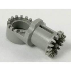 Technic, Axle and Pin Connector Toggle Joint Toothed: {сив}