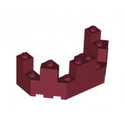 Балкон 1/2 4X8X2 1/3: {нов тъмно червен}