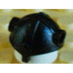 Minifigure, Headgear Helmet Viking with Side Holes: {черен}