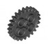 Technic, Gear 24 Tooth (2nd Version - 1 Axle Hole): {черен}
