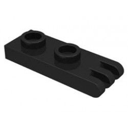 Hinge Plate 1 x 2 with 3 Fingers: {черен}