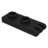 Hinge Plate 1 x 2 with 3 Fingers: {черен}
