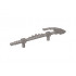 Minifigure, Weapon Bionicle Mini Staff (Whenua): {сребрист}