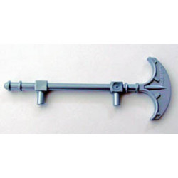 Minifigure, Weapon Bionicle Mini Staff (Onewa): {сребърно метален}