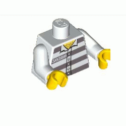 Мини горна част № 1197: {бял}