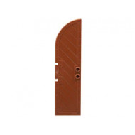 Belville Wall, Door 1 x 4 x 11 1/3 Arched Top: {червеникаво-кафяв}