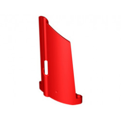 Technic, Panel Fairing #21 Large Long, Small Hole, Side B : {ярко червен}