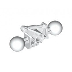 Bionicle Toa Metru Arm Lower Section with 2 Ball Joints: {бял}