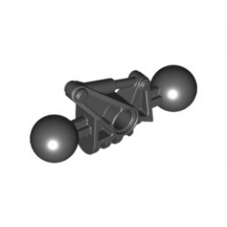 Bionicle Toa Metru Arm Lower Section with 2 Ball Joints: {черен}