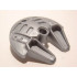 Bionicle Weapon 5 x 5 Shield with Dual Scoop Prongs : {сребрист}