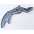 Bionicle Visorak Fang with 2 Pin Holes (Vohtarak) : {сребрист}